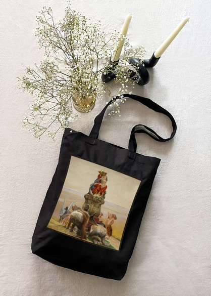 Torba z naszywką Adoracja Madonny  Jacek Malczewski