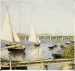 Ściereczka do okularów Żaglówki w Argenteuil Gustave Caillebotte