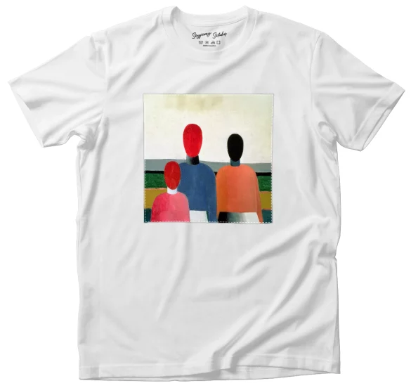 Koszulka z naszywką Trzy postacie kobiece Kazimir Severinovich Malevich