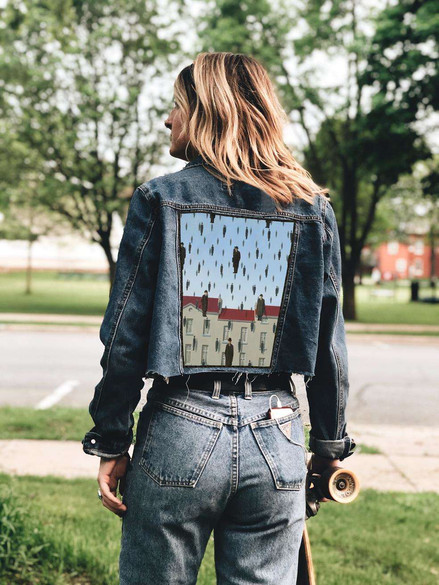 Ekran Spadanie René Magritte