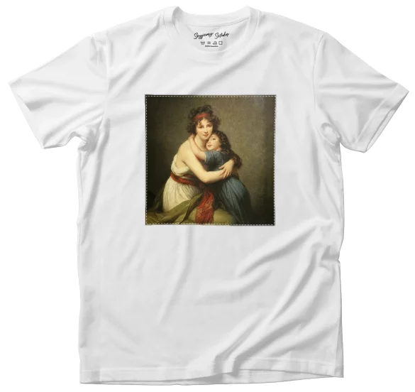 Koszulka z naszywką Autoportret z córką Élisabeth Vigée-Lebrun