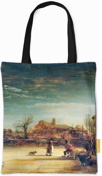 Torba na ramię Zimowy pejzaż Rembrandt