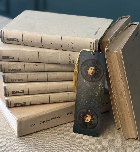 Zakładka do książki Głowa meduzy Caravaggio