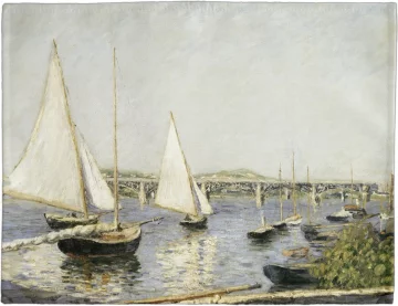 Podkładka na stół Żaglówki w Argenteuil Gustave Caillebotte