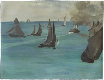 Podkładka na stół Widok na morze, spokojna pogoda (Vue de mer, temps calme) Édouard Manet