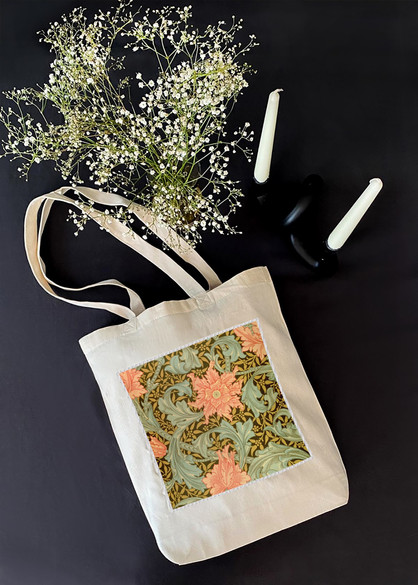 Torba z naszywką Single Stem William Morris