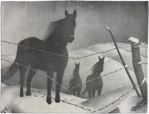 Podkładka na stół February Grant Wood