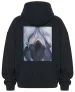 Bluza oversize Czarna Iris III Georgia O’Keeffe