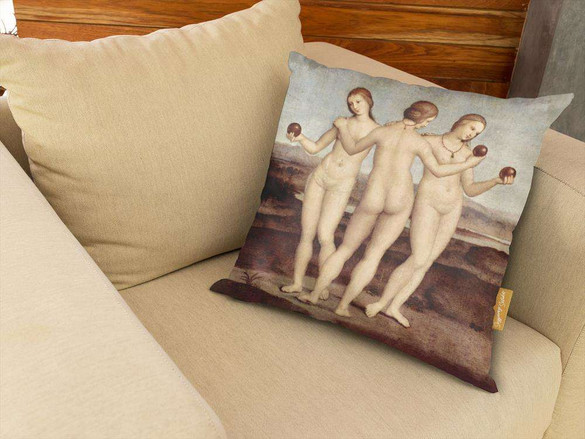 Poduszka Trzy gracje Rafael Santi