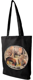 Torba bawełniana Behemoth i lewiatan William Blake