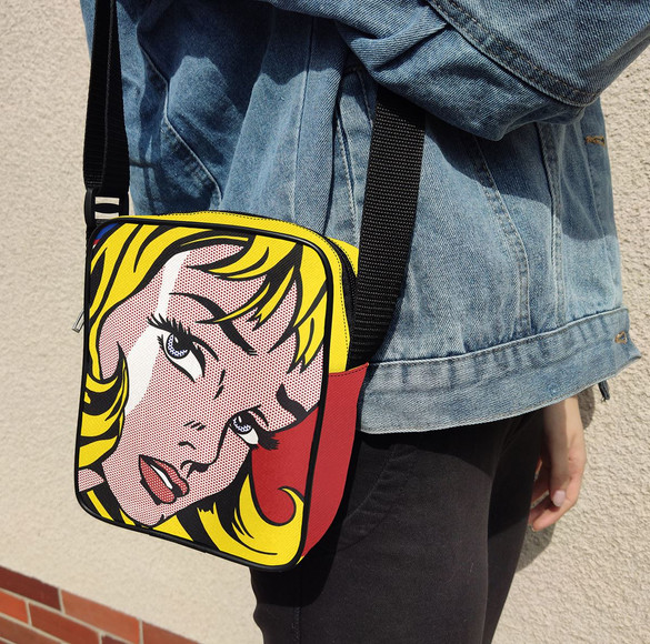 Torba Listonoszka Girl with Hair Ribbon Roy Lichtenstein