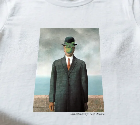 Koszulka z nadrukiem Syn człowieczy René Magritte