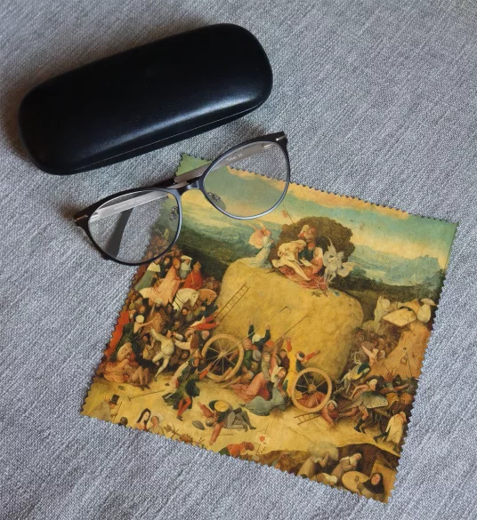 Ściereczka do okularów Tryptyk woźnicy Hieronim Bosch