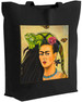 Torba z naszywką Frida z legwanem – portret inspirowany Fridą Kahlo