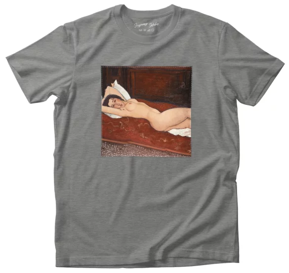 Koszulka z naszywką Leżący akt Amedeo Modigliani