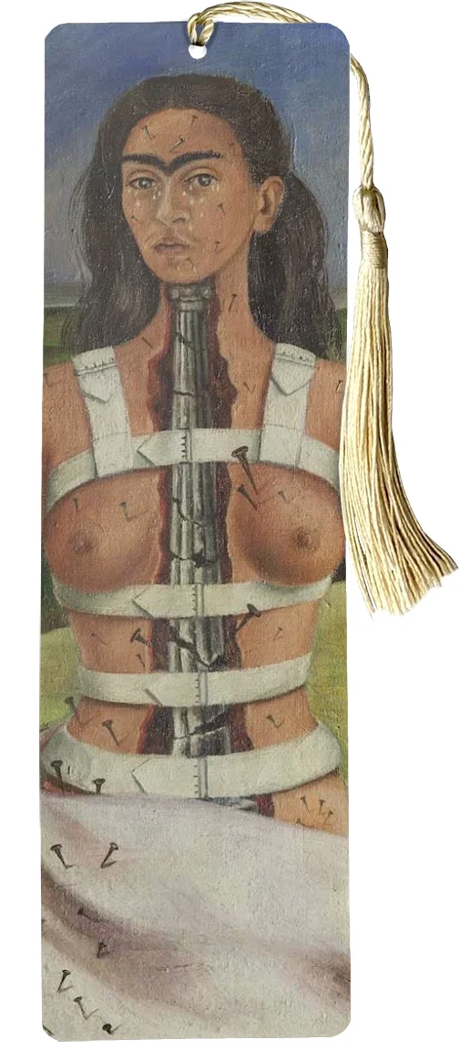 Zakładka do książki Strzaskana kolumna Frida Kahlo