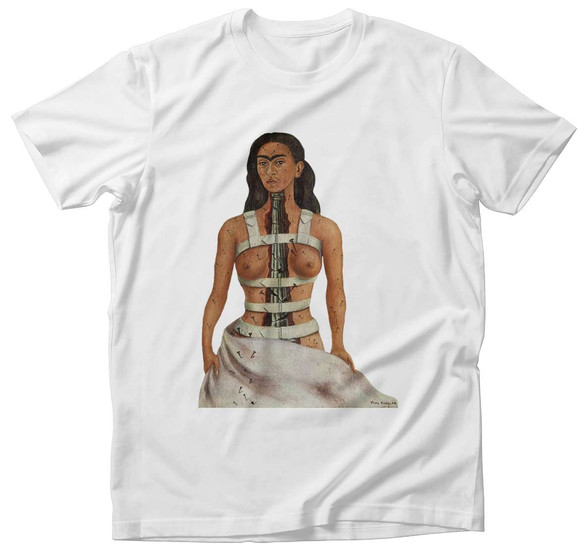 Koszulka S Strzaskana kolumna Frida Kahlo