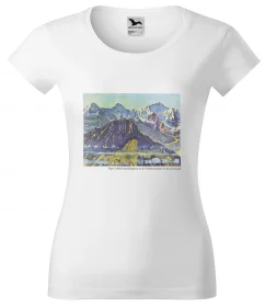 Bluzka damska Eiger, Mönch und Jungfrau in der Morgensonne Ferdinand Hodler