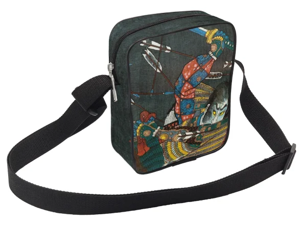 Torba Listonoszka Bitwa pod Shijō Nawate Utagawa Kuniyoshi