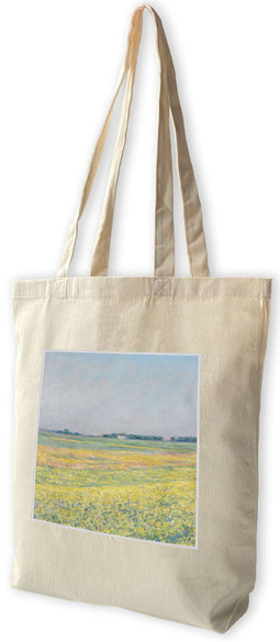 Torba z naszywką Równina Gennevilliers, żółte pola Gustave Caillebotte