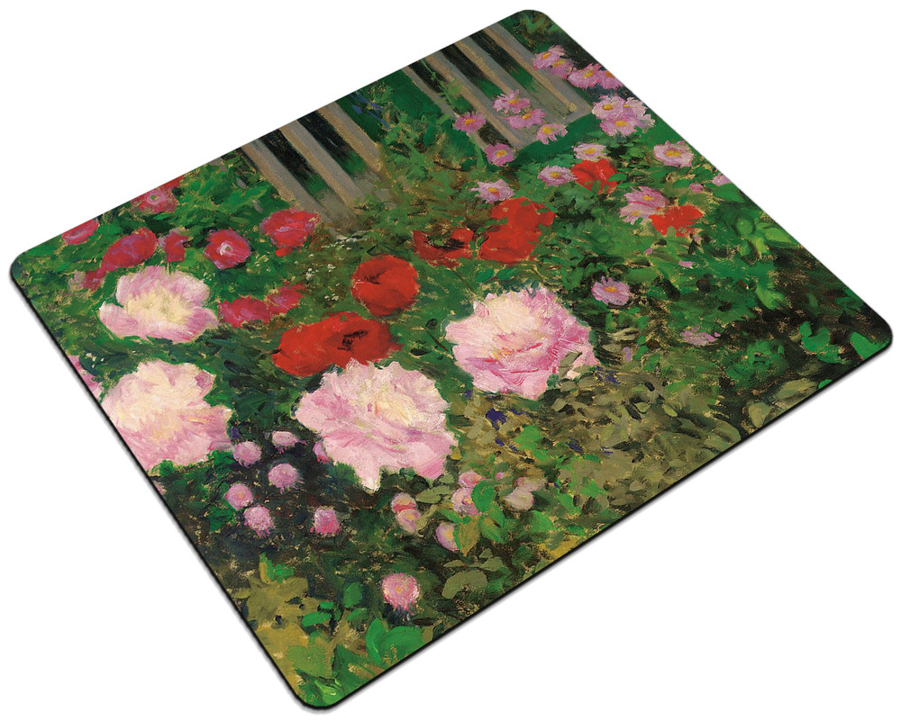 Podkładka Kwitnące kwiaty na ogrodzeniu ogrodu Koloman Moser 24x19cm