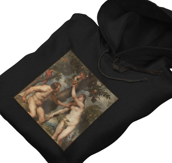 Bluza z naszywką Adam i Ewa Peter Paul Rubens