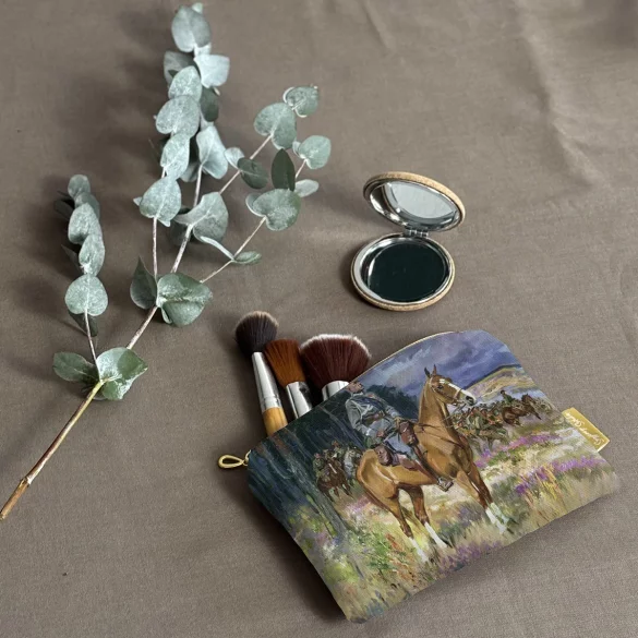 Kosmetyczka mini Józef Piłsudski na Kasztance Wojciech Kossak