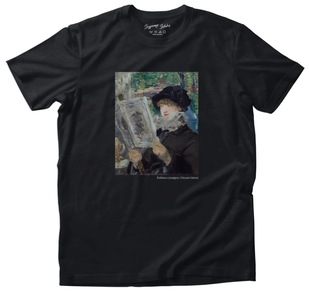 Koszulka z nadrukiem Kobieta czytająca Édouard Manet