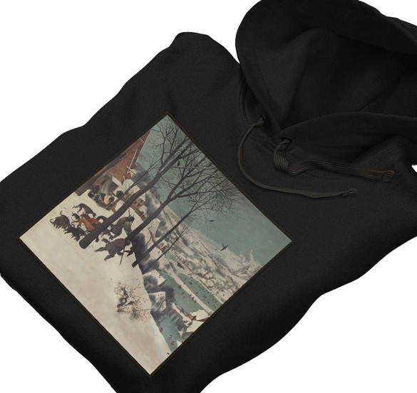 Bluza z naszywką Myśliwi na śniegu Pieter Bruegel starszy