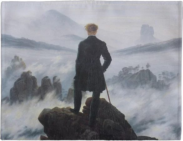 Podkładka na stół Wędrowiec nad morzem mgły Caspar David Friedrich