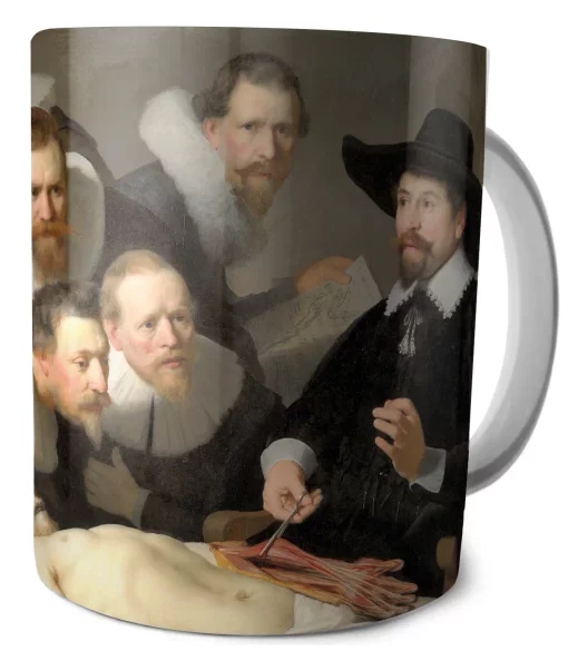 Kubek Lekcja anatomii doktora Tulpa Rembrandt
