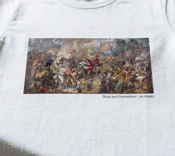 Koszulka z nadrukiem Bitwa pod Grunwaldem Jan Matejko