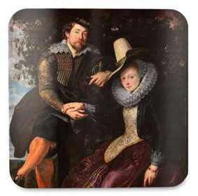 Podkładka pod kubek Autoportret z pierwszą żoną Izabelą Brant Peter Paul Rubens
