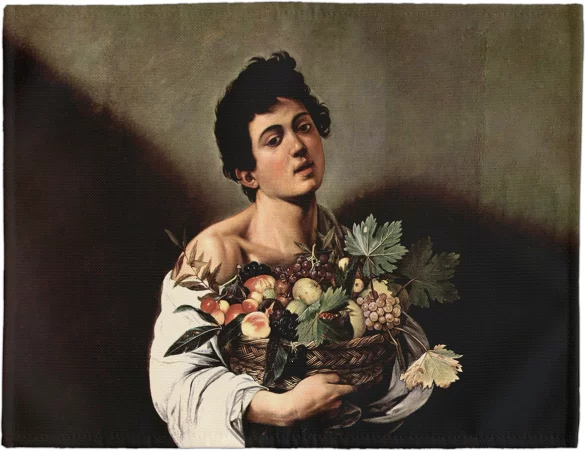 Podkładka na stół Chłopiec z koszem owoców Caravaggio