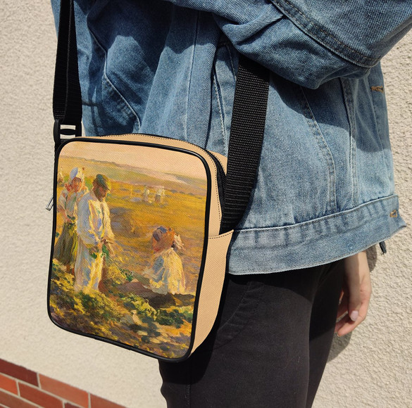 Torba listonoszka Kopanie buraków Leon Wyczółkowski