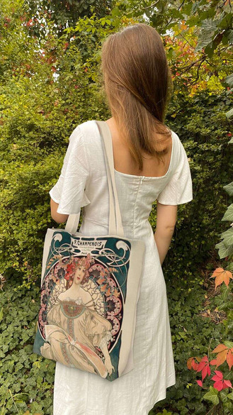 Torba na ramię shopper Rozmarzenie Alfons Mucha