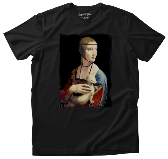 Koszulka Dama z gronostajem Leonardo da Vinci