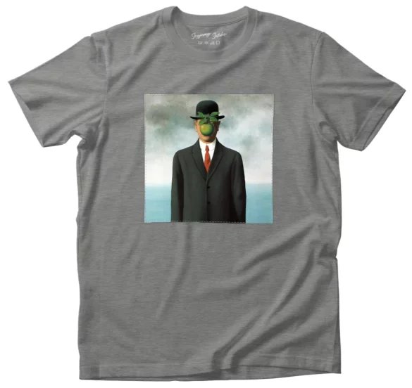 Koszulka z naszywką Syn człowieczy René Magritte