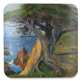 Podkładka pod kubek Pejzaż z Monterey Wojciech Kossak