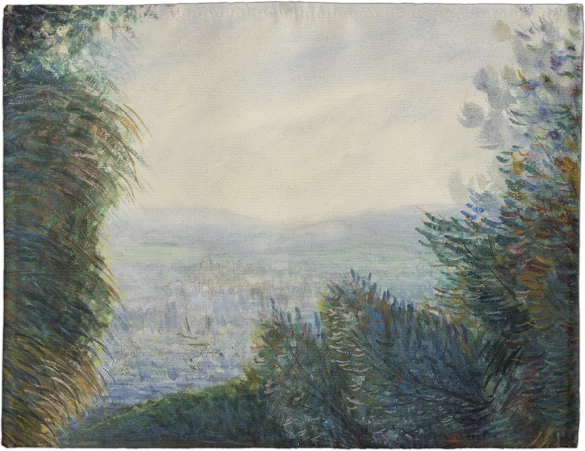 Podkładka na stół Dolina Auvers nad rzeką Oise Pierre-Auguste Renoir