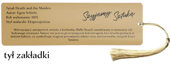 Zakładka do książki Death and the Maiden Egon Schiele