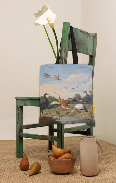 Torba na ramię Czaple i kaczki na rzece Jan van Kessel (starszy) 