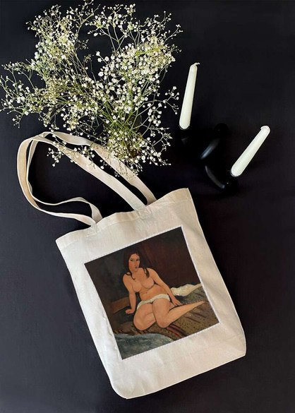 Torba z naszywką Siedzący akt Amedeo Modigliani