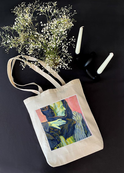 Torba z naszywką Wizja wieczności Koloman Moser