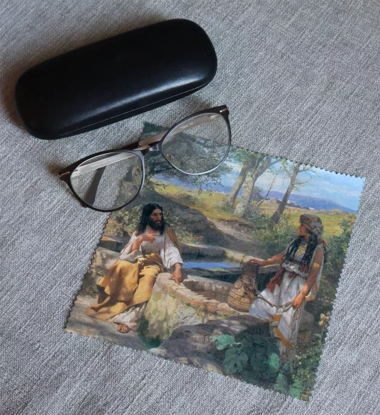 Ściereczka do okularów Chrystus i Samarytanka Henryk Siemiradzki