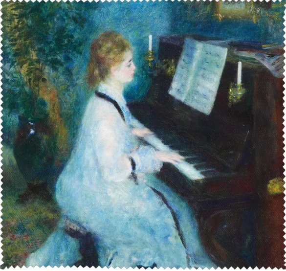 Ściereczka do okularów Kobieta przy fortepianie Pierre-Auguste Renoir