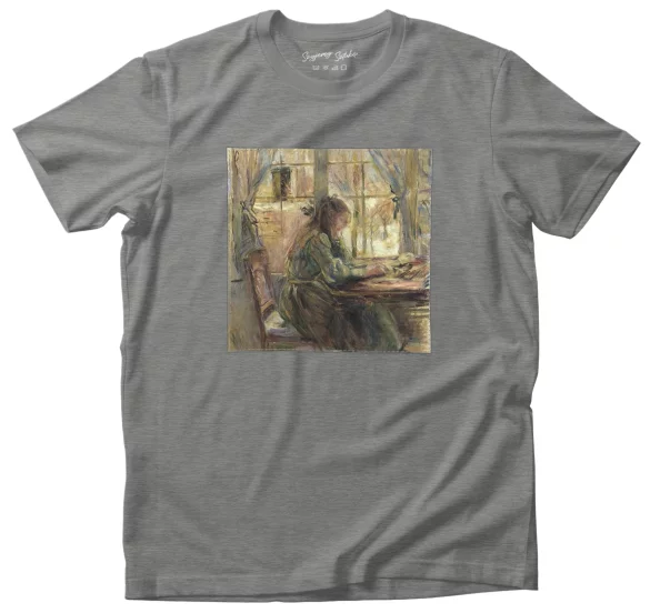 Koszulka z naszywką Julia przy stole Berthe Morisot