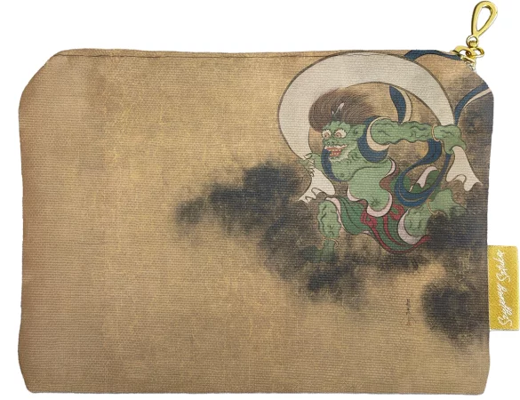 Kosmetyczka mini Bóg Wiatru Ogata Korin