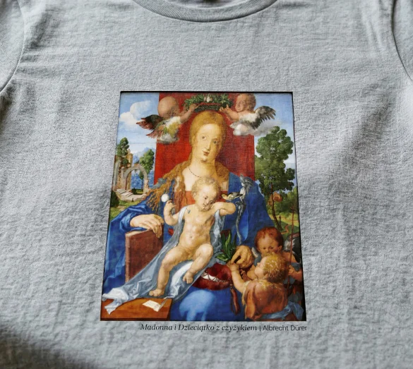 Bluzka damska Madonna i Dzieciątko z czyżykiem Albrecht Dürer