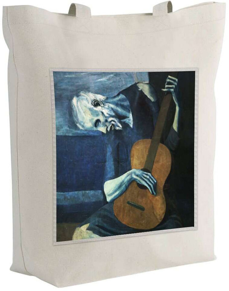 Torba z naszywką Stary gitarzysta Pablo Picasso